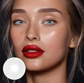 Lentes de contacto de color con prescripción en gris claro polar